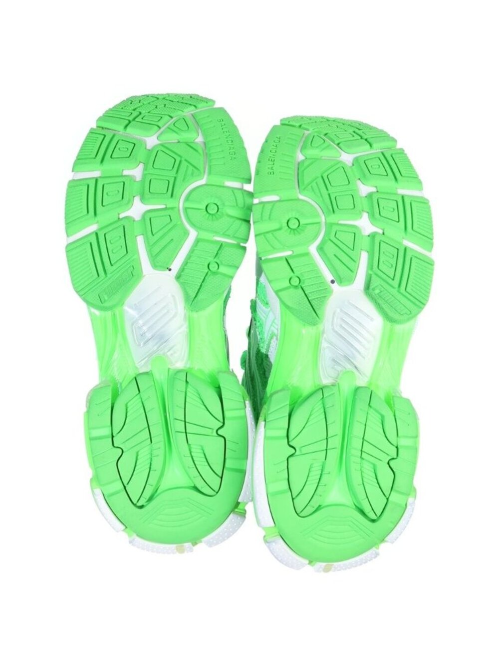 Balenciaga Runner Distressed Low Cut Sneakers Green - Picture 5 of 6